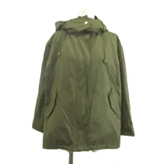 シンプリシテェ Simplicite ジャケット 上着 カーキ フード付き 長袖 フラップポケット /NP ■ECB001