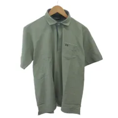 マックレガー マクレガー McGREGOR ポロシャツ 半袖 ハーフジップ ロゴ 刺繍 L 緑 グリーン /XZ ■ECE003