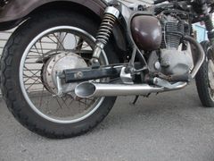 ST250専用 スリップオン マフラー RS.ヨコタ製 ファネルタイプ（新品