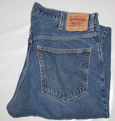 送料無料! USED Levis リーバイス 505 デニム ブルー W40 ビックサイズ 　L-104