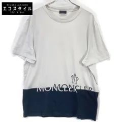 MONCLER モンクレール ﾋﾞｯｸﾞﾚﾀﾘﾝｸﾞ ｸﾙｰﾈｯｸTｼｬﾂ L