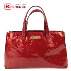 LOUIS VUITTON ルイヴィトン トートバッグ ウィルシャーPM ウィルシャー PM M93642 モノグラムヴェルニキャンバス ポムダムール  レッド