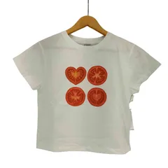 ユーズドフルギ USED古着 RONRON 25ss SLICED TOMATO CROP T SHIRT WHITE レディース FREE 