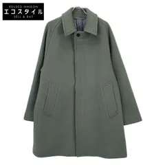 TOMORROWLAND トゥモローランド ﾐﾝﾄｸﾞﾘｰﾝ 63-09-55-09103-HN SUPER120'Sｳｰﾙ ｼｮｰﾄﾍﾞﾛｱ ﾊﾞﾙｶﾗｰｺｰﾄ M