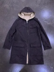 ラルフローレン ポロ ウィメンズ リバーシブル フード コート ジャケット ブラウン ベージュ S