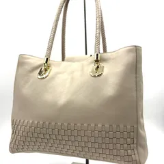コールハーン COLE HAAN トートバッグ ベージュ レザー 編み込み イントレチャート 肩掛け 大容量  ゴールド金具 レディース 上品 高級感 通勤 通学 ビジネス カジュアル シンプル 人気 ブランド