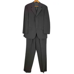 チャップスラルフローレン CHAPS RALPH LAUREN ウール100％ 背抜き テーラードジャケット＆パンツ セットアップ メンズ  96AB5