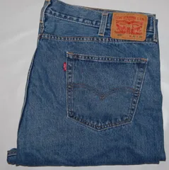 送料無料! USED Levis リーバイス 505 デニム ブルー W42 ビックサイズ 　L-110