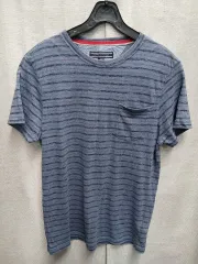 トミーヒルフィガー ストライプ 半袖 Tシャツ XS 75-80