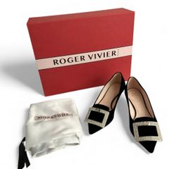 Roger Vivier ベージュ スクエアトゥ パンプス 36 - メルカリ
