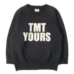 TMT ティーエムティー スウェット ブラック 黒 サイズ:S | ダメージ加工 YOURSロゴ ラグラン スウェットシャツ | トップス トレーナー 【メンズ】【中古】のサムネイル