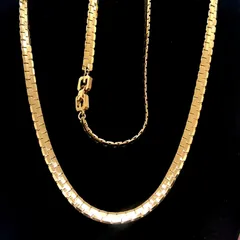 美品★GIVENCHY ジバンシー ネックレス ゴールド ヴィンテージ 太め 喜平 チェーン