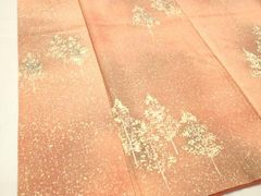 平和屋着物○極上 本場黄八丈 紬 八寸名古屋帯 一重帯 逸品