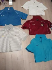 ナイキ/プーマ/Joma ポロ 半袖 Tシャツ 5枚 カラーTシャツ 90 95