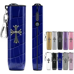 【在庫セール】キーホルダー付 PUレザー製 用のカバー 耐衝撃 one iluma (ブルー) ケース