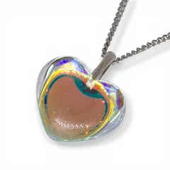 BACCARAT バカラ　ハートモチーフのネックレス　シルバー　SV925 5.5g　キングラム[68]