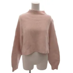 マイストラーダ Mystrada ニット セーター 長袖 ハイネック ショート 短丈 38 ピンク /FF