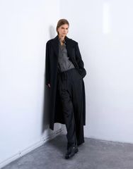 cristaseya クリスタセヤ collarless coat 売り切り価格 - メルカリ