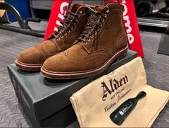 【美品・正規店購入】Alden オールデン スナッフブラウンスエードブーツ 9B/D US購入のサムネイル