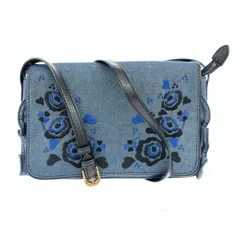 LEILIAN レリアン ショルダーバッグ  花/刺繍/デニム    ネイビー レディース / 240001195505のサムネイル