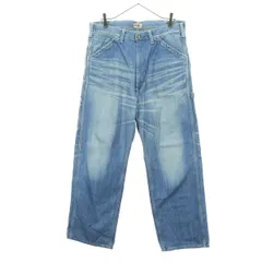 DUFFER ST.GEORGE ダファーオブセントジョージ 日本製 Lee リー コラボ デニム ペインターパンツ w32 ブルー レディース 古着