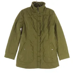 EVEX by KRIZIA エヴェックスバイクリツィア 長袖 中綿 キルティングジャケット 40 ブラウン レディース 古着