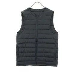 美品 JOURNAL STANDARD ジャーナルスタンダード 中綿ベスト S ダークグレー メンズ 古着
