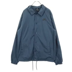 NIKE SB ナイキスケートボーディング スウッシュ スケートボード 長袖 コーチジャケット M ネイビー メンズ 古着