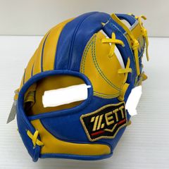 ZETT ファーストミット 軟式 オーダー 青 白 ゼット グローブ クラブ