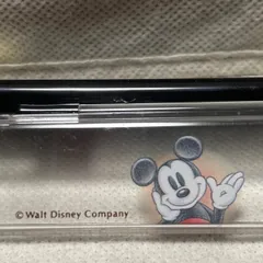 ディズニー　　ミッキーマウス　箸   &   ケース