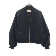 nano universe ナノユニバース ブルゾン F ブラック ジャケット レディース 古着
