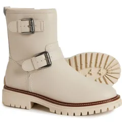 ミア レディース シューズ ブーツ・レインブーツ レザー MIA Florence Boots Leather For Women Ecru エクリュのサムネイル