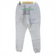 ユニフォームエクスペリメント uniform experiment UE-222032 SLIM FIT SWEAT PANTS ロング丈 スウェットパンツ 1 灰系 グレー ロゴ 文字 プリント タグ付のサムネイル