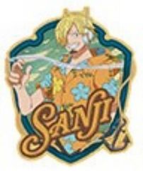 ONE PIECE サンジ 最強ジャンプ 付録 顔写真風ステッカー ミニトランプ