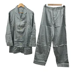 mila schon(ミラショーン) メンズセットアップ メンズ美品  - ライトブルー×黒 ルームウェア/ドット柄/ウエストゴム