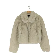 ザラ ZARA ショート丈フェイクファーコート レディース import：S 