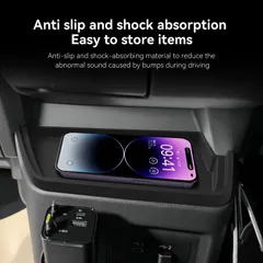 【送料無料】三菱 デリカ ミニ Delica Mini 2025年モデル 専用 シリコン センターコンソール マット 車載 滑り止め 収納 小物入れ 内装保護 カスタム 高級感アップ 取り付け簡単 快適ドライブ向け