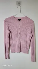 ポロラルフローレン ピンク色 ケーブル カーディガン