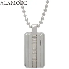 TIFFANY&Co.(ティファニー) アトラスプレート ネックレス シルバー SV925 ネックレス アクセサリー ジュエリー ボールチェーン シルバー銀 レディース 40802180332【中古】【アラモード】