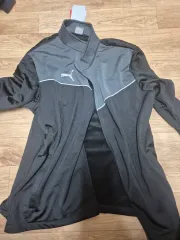 PUMA ブラック/グレー トラック ジャケット