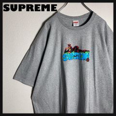 極美品】SUPREME Tシャツ ビッグロゴ グレー 2XL - メルカリ
