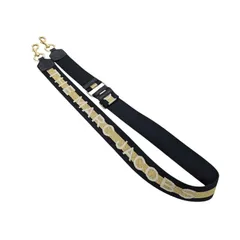 MARC JACOBS THE SNAPSHOT マークジェイコブス スナップショット ショルダーストラップ ロゴ ラメ ブラック ゴールド