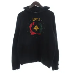 エルアールジー LRG パーカー スウェット 長袖 プルオーバー 裏毛 プリント 黒 ブラック S