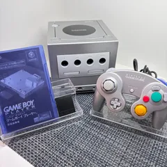 【フルメンテナンス】GC ゲームキューブ 本体 ゲームボーイプレイヤー セット DOL-001 シルバー 銀色 b