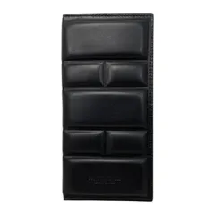 ☆ボッテガヴェネタ 2つ折り長財布 パデット ブロック ロングウォレット ロゴ ブラック BOTTEGA VENETA