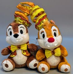 도쿄 디즈니 리조트 봉제인형 배지 TDR35주년 Anniversary 칩&데일(크래커)/Happiest Celebration 35주년