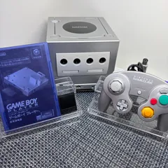 【フルメンテナンス】GC ゲームキューブ 本体 ゲームボーイプレイヤー セット DOL-001 シルバー 銀色 c