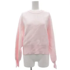 オペークドットクリップ OPAQUE.CLIP セーター ニット FREE ライトピンク 薄桃色 無地 クルーネック 長袖 /SC ■ECF003