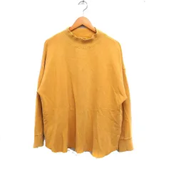 ジャーナルスタンダード レリューム JOURNAL STANDARD relume スウェット トレーナー モックネック 無地 コットン 綿 F イエロー 黄 /FT23