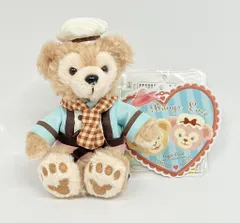 東京ディズニーシー ぬいぐるみストラップ Sweet Duffy 2013 Duffy Brings Love ダッフィー(水色シャツ/チェックエプロン) 2013